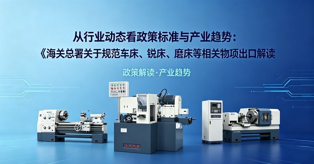 从行业动态看政策标准与产业趋势：《海关总署关于规范车床、铣床、磨床等相关物项出口申报的公告》解读